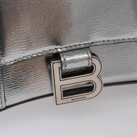 BALENCIAGA Hand Bag Leather 2way Silver - Picture 9 of 15